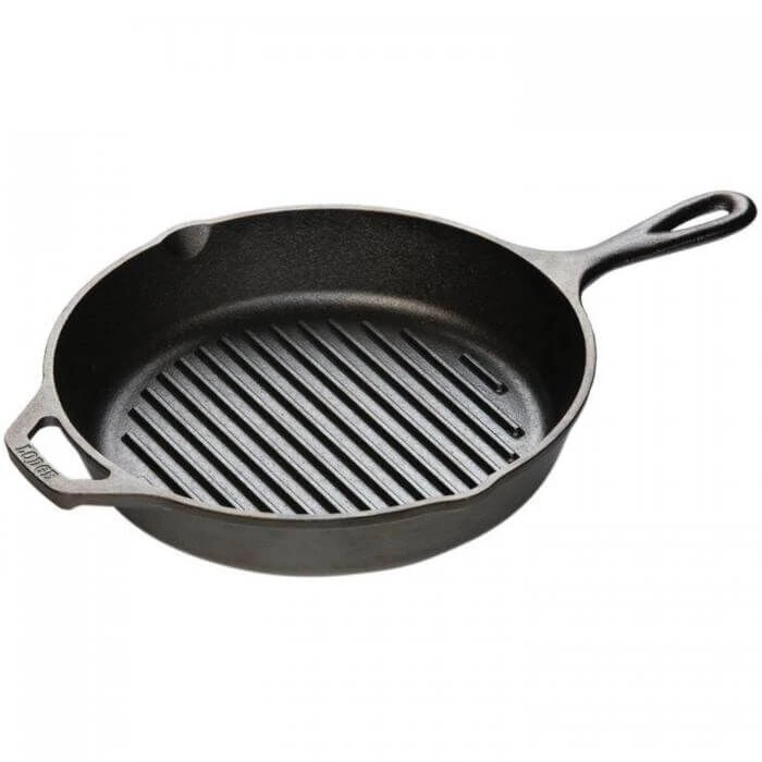 Lodge Logic Grillpan Rond ø 26 Cm Gietijzer
