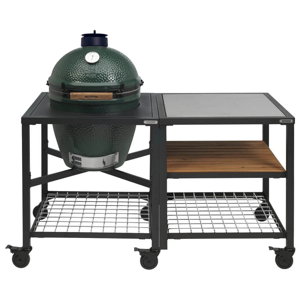 Big Green Egg Modular Outdoor Workspace Compleet Systeem SS-Wood-Grid Incl. Large Barbecue 3 Big Green Egg Modular Outdoor Workspace Compleet Systeem SS-Wood-Grid Incl. Large Barbecue