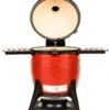 Kamado Joe Big Joe III Barbecue Keramiek Rood -Bbq Promotiewinkel 43f23smq