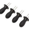 Küchenprofi Maiskolfhouders 7,5 Cm Kunststof Zwart 4 Stuks -Bbq Promotiewinkel 5458 57638 1