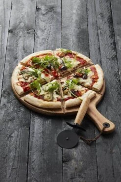 Point-Virgule Pizzames Met Serveerplank Uit Acaciahout -Bbq Promotiewinkel 800x1200