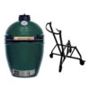Big Green Egg Large Barbecue ø 47 Cm Keramiek Groen Met IntEGGrated Nest En Handler -Bbq Promotiewinkel bge hoofd 2 large integgrated nest handler 1