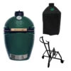 Big Green Egg Large Barbecue ø 47 Cm Keramiek Groen Met IntEGGrated Nest, Handler En Hoes -Bbq Promotiewinkel bge hoofd 2 large integgrated nest handler cover 1
