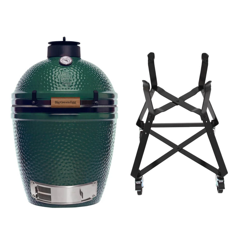 Big Green Egg Medium Barbecue ø 38 Cm Keramiek Groen Met Onderstel 6 Big Green Egg Medium Barbecue ø 38 Cm Keramiek Groen Met Onderstel - Afbeelding 4