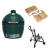 Big Green Egg Extra Large Barbecue ø 67,5 Cm Keramiek Groen Met IntEGGrated Nest, Handler En Acaciahouten Zijtafels -Bbq Promotiewinkel bge hoofd 2 xlarge integgrated nest handler acacia mates