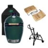 Big Green Egg Medium Barbecue ø 38 Cm Keramiek Groen Met IntEGGrated Nest, Handler, Acaciahouten Zijtafels En Hoes -Bbq Promotiewinkel bge hoofd 4 2 large integgrated nest handler acacia mates cover 1
