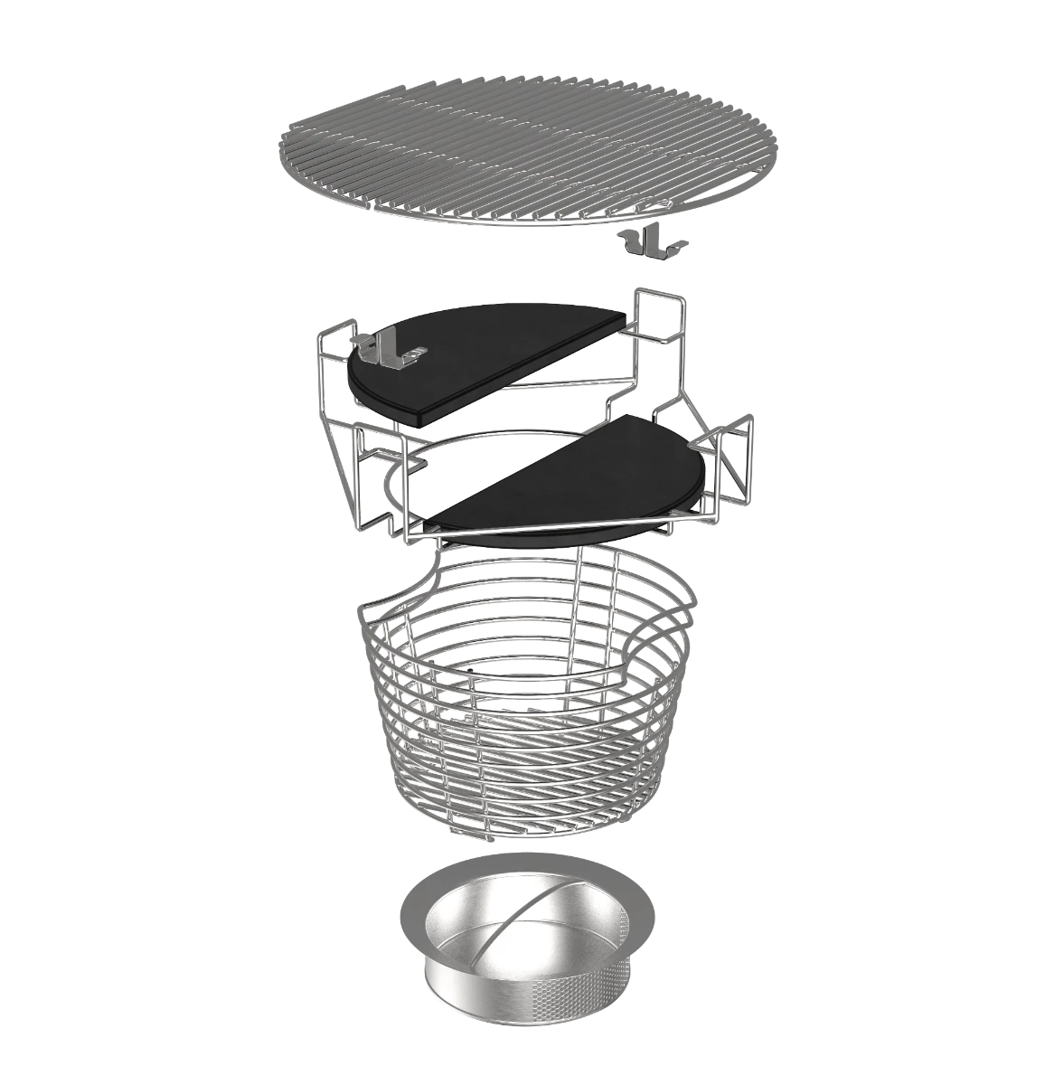 The Bastard Model 2022 Urban Large Compleet Barbecue Keramiek Matzwart 6 The Bastard Model 2022 Urban Large Compleet Barbecue Keramiek Matzwart - Afbeelding 4
