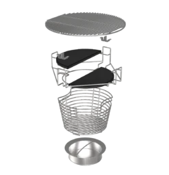 The Bastard Model 2022 Large Compleet Barbecue Keramiek Zwart -Bbq Promotiewinkel binnenwerk the bastard 2022 min 1 1