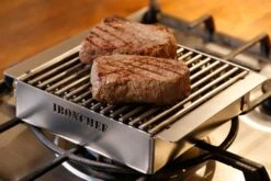 Ironchef Lavagrillpan 26 X 21 Cm Rvs -Bbq Promotiewinkel eav1096