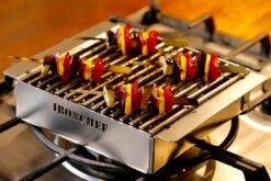 Ironchef Lavagrillpan 26 X 21 Cm Rvs -Bbq Promotiewinkel eav1100