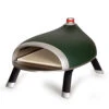 Delivita Diavolo Gas Pizza-oven Compleet Green -Bbq Promotiewinkel green oven on angle view