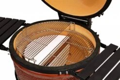 Kamado Joe Halve Maan Heat Deflector Voor Classic Joe 2 Stuks -Bbq Promotiewinkel kamado joe barbecue halfronde heat deflector stene 2