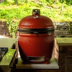 Kamado Joe Big Joe III Stand-Alone Barbecue Keramiek Rood -Bbq Promotiewinkel kamado joe big joe iii stand alone pre order 1