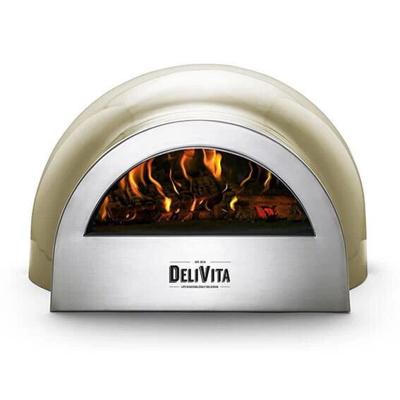 Delivita Houtgestookte Oven 59 X 59 X 39 Cm Olive Green 4 Delivita Houtgestookte Oven 59 X 59 X 39 Cm Olive Green - Afbeelding 2