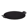 Emile Henry Pizzasteen ø 37 Cm Keramiek Fusain -Bbq Promotiewinkel pizza zwart