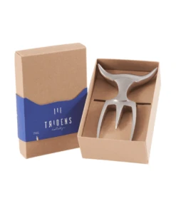Tridens Vleesvork En Basis Geborsteld Rvs En Hout -Bbq Promotiewinkel tridens fork 1 2